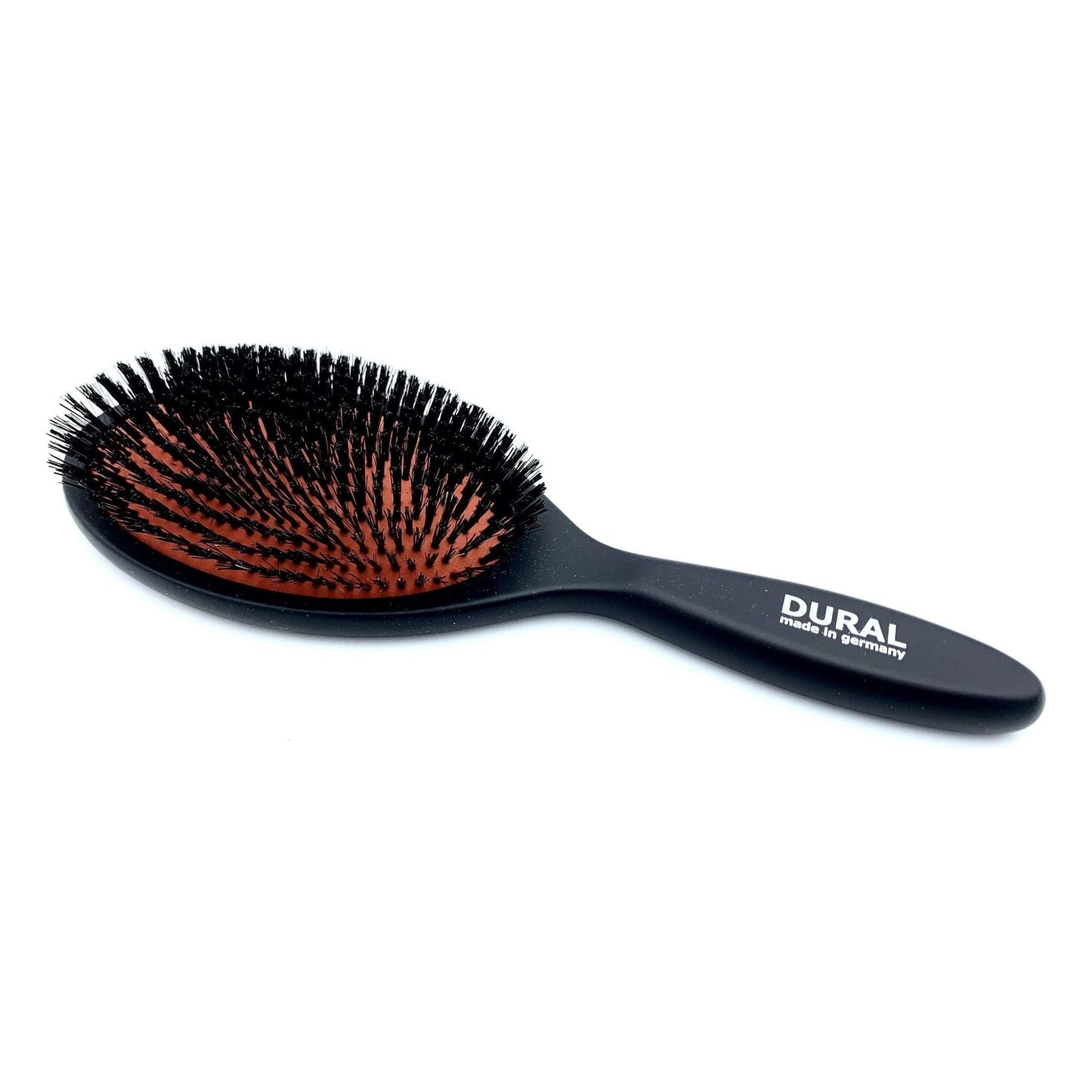 Dural Pure Wild Boar Bristles hair brush by Pasteur Pharmacy with natural wood handle and densely packed bristles for gentle styling.