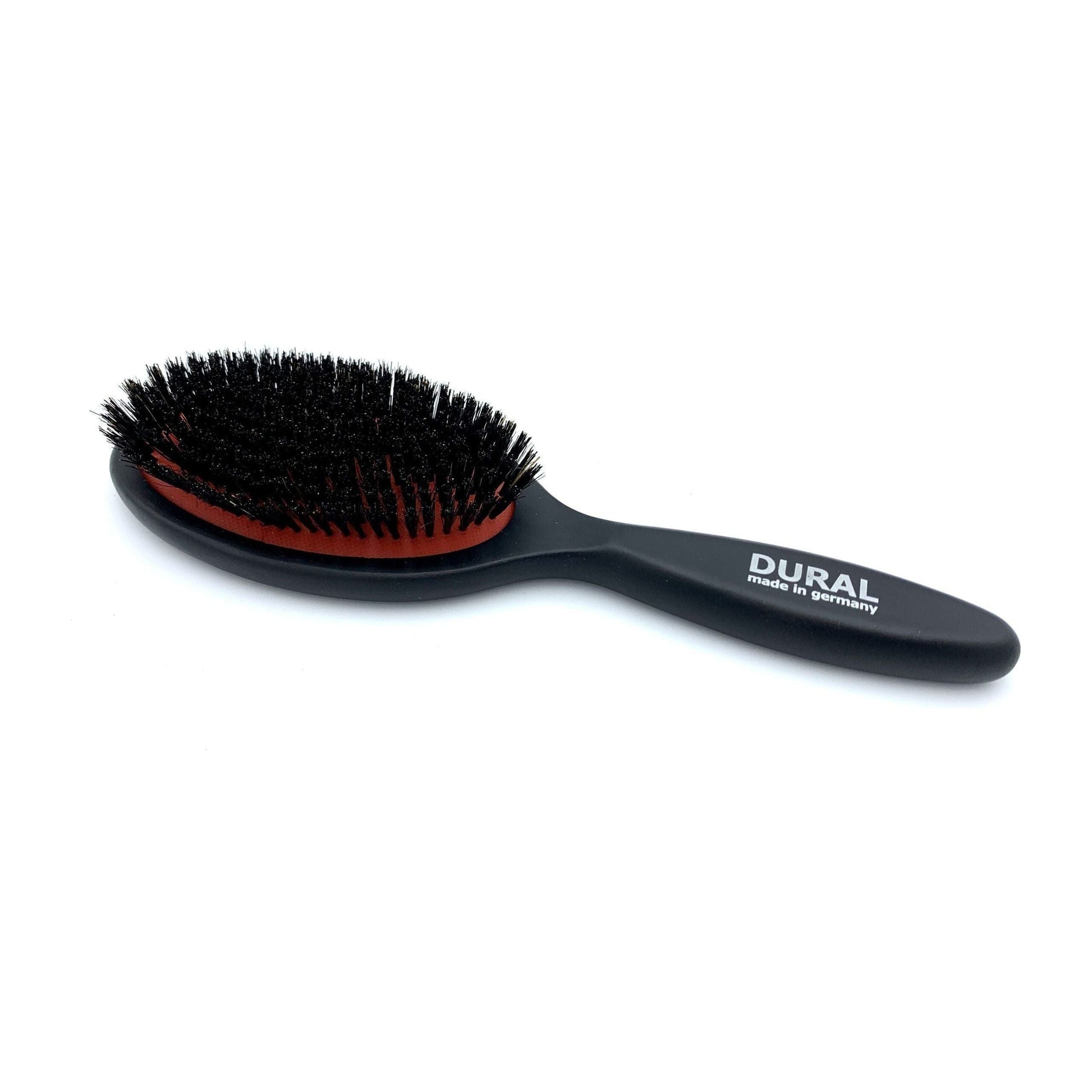 Dural Pure Wild Boar Bristles hair brush with extra thin bundles for gentle, natural hair grooming by Pasteur Pharmacy