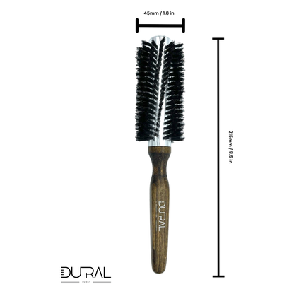 Dural Quick-Styler beech wood hairbrush with boar bristles, 12-row hairbrush for smooth styling by Pasteur Pharmacy