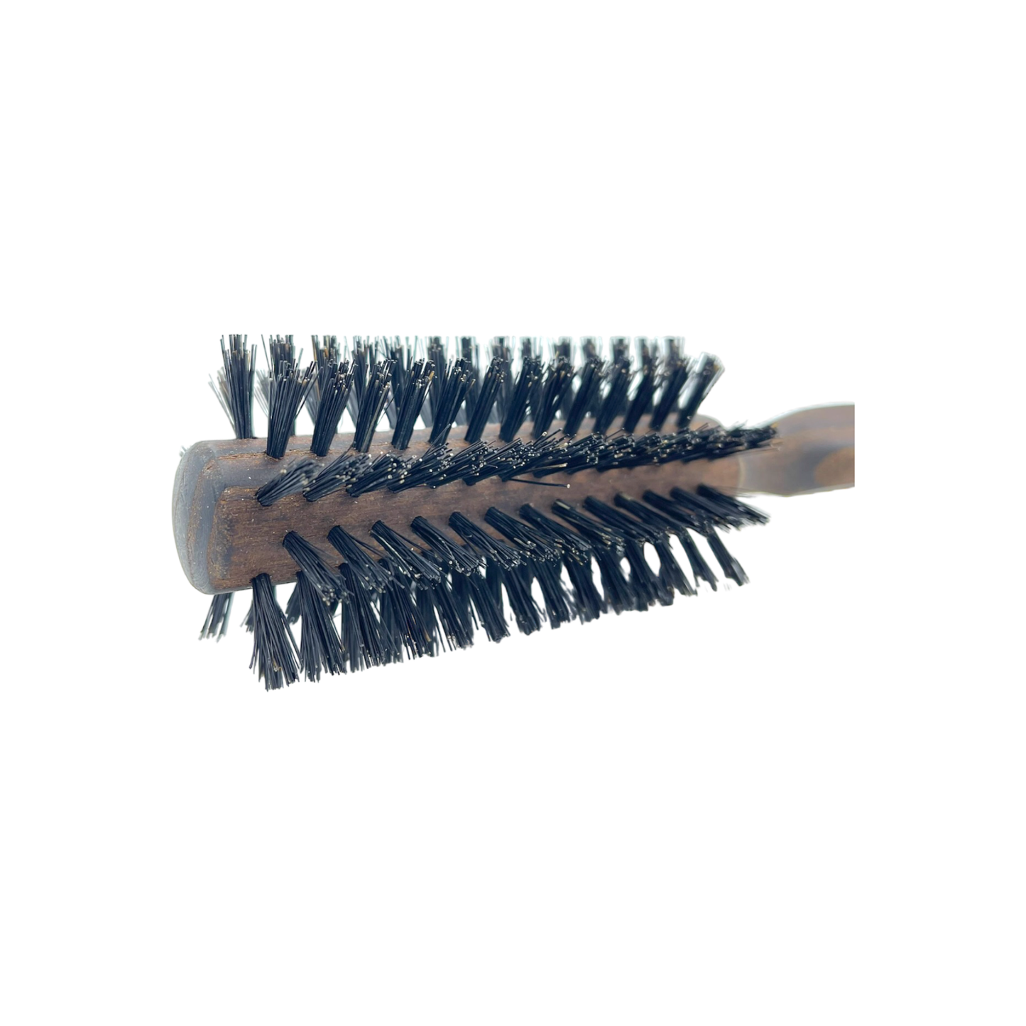 Dural Thermo Ash Wood 10-row round hair brush with boar bristles for styling and detangling, designed by Pasteur Pharmacy.