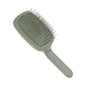 Janeke CURVYM Cyber Lime hair brush with curved design and lime-colored bristles, ideal for detangling and styling hair.