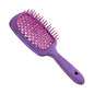 Janeke Superbrush Small Purple hair brush with ergonomic design, ideal for styling and detangling hair.