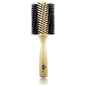 Kent LBR3 Ladies Large Radial Hair Brush with pure black bristles, ideal for styling and smoothing women's hair.