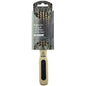 Kent NS06 / PF06 narrow grooming styling hair brush with pure bristle, shown with natural wood handle and densely packed bristles.
