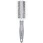 Round styling hair brush with pin bristles by Pasteur Pharmacy, ideal for creating smooth, voluminous hairstyles.