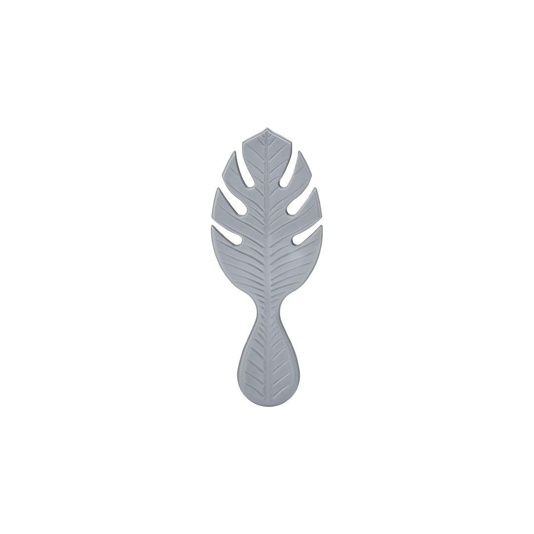 Pasteur Pharmacy Wet Brush Go Green mini detangler hair brush in grey, 2 oz, designed for gentle detangling and scalp comfort.