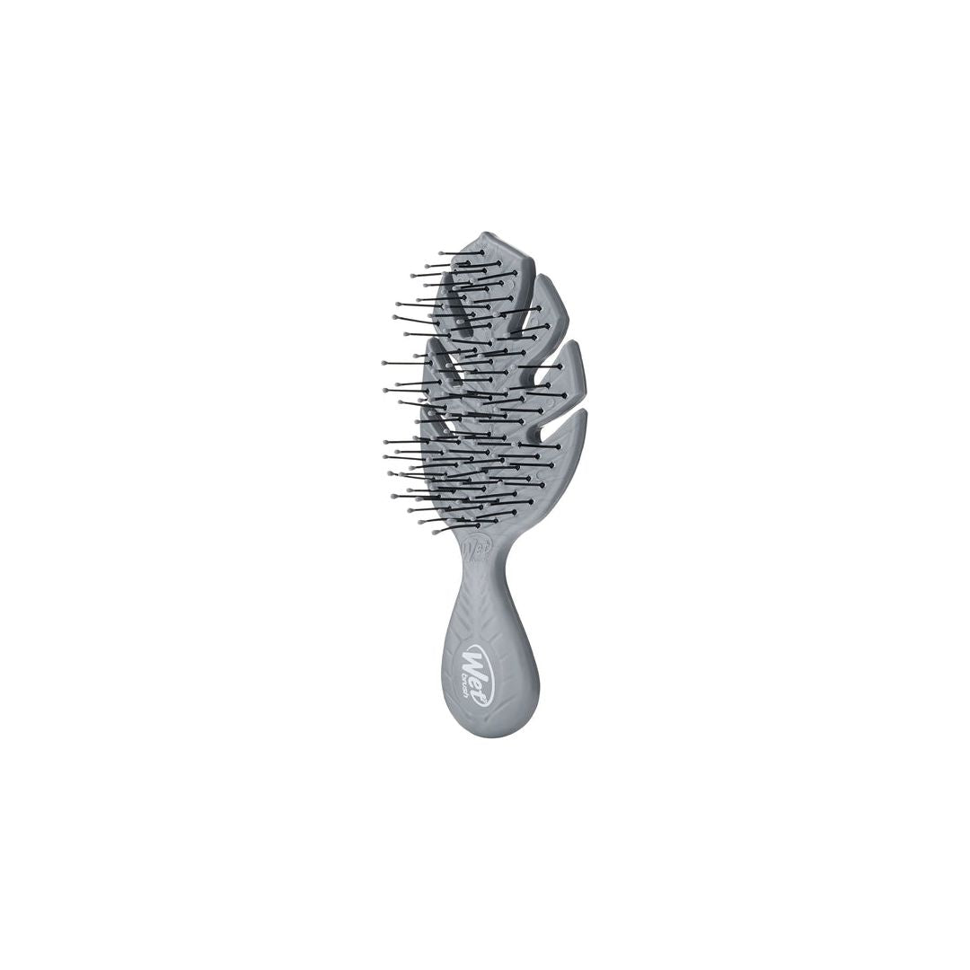 Grey Wet Brush Go Green Mini Detangler hair brush by Pasteur Pharmacy, compact design for easy detangling and hair care.