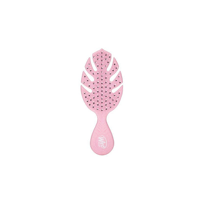 Pink Wet Brush Go Green Mini Detangler hair brush by Pasteur Pharmacy for detangling and gentle hair care, 2 oz size.