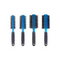 Azzurro Wood Barrel Round Boar Bristle Hair Brush by Pasteur Pharmacy, showcasing its wooden handle and round brush design.