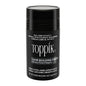 Black Toppik Hair Building Fibers by Pasteur Pharmacy, 0.42 oz, natural-looking hair thickening product.