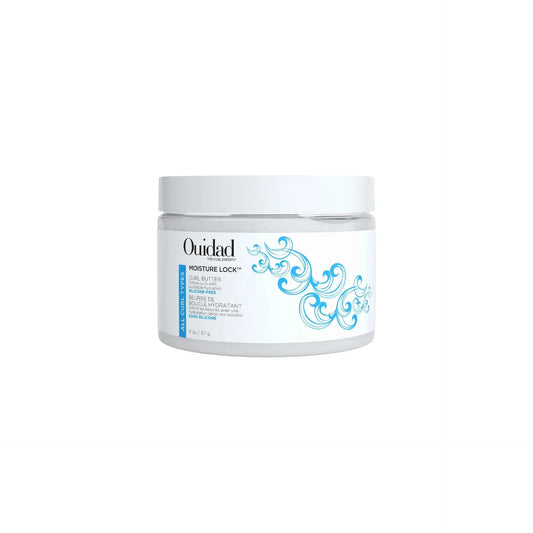 Ouidad Moisture Lock All Curl Types Hair Butter in 11oz jar, natural hair care product for curly hair hydration and softness