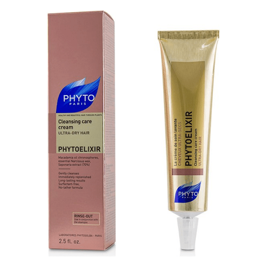 Phyto Phytoelixir Cleansing Care Cream for hair, 75ml, moisturizing hair care cream with botanical ingredients from Pasteur Pharmacy