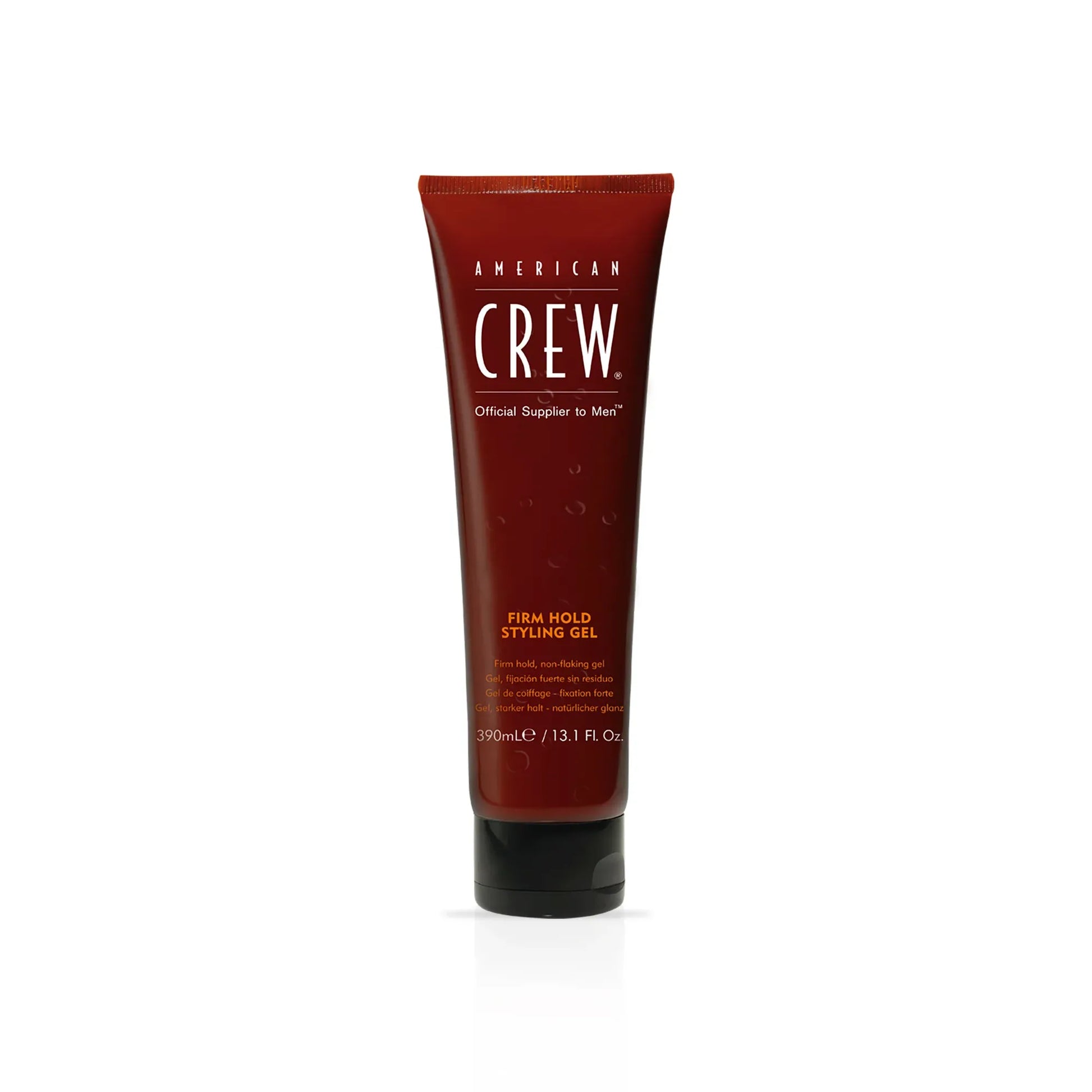 American Crew Classic Firm Hold Styling Gel in 13.1 oz bottle, hair care product for strong, long-lasting hold and styling.