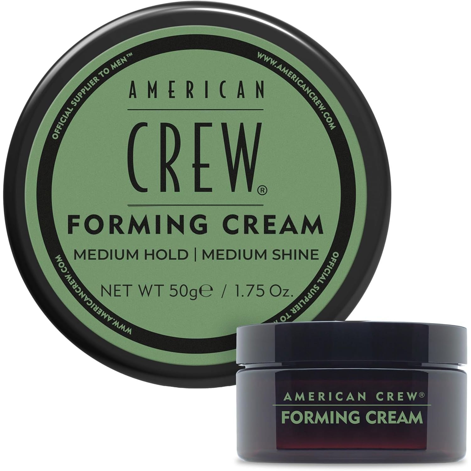 American Crew Forming Hair Cream with medium hold, 3 oz, in a tube, designed for styling and shaping hair.