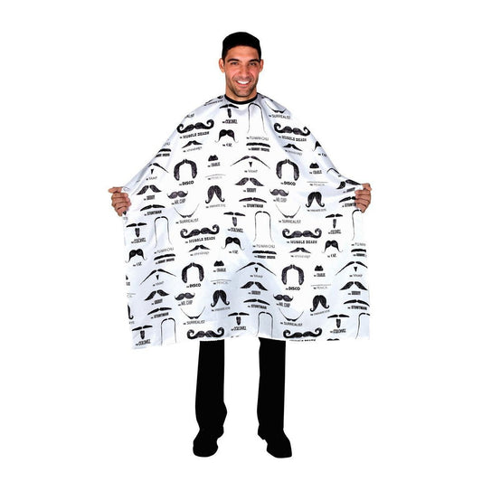 Betty Dain Mustache Men's Styling Cloth for hair care, featuring a soft cloth with mustache design for styling and grooming.