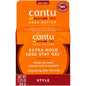 Cantu Shea Butter Extra Hold Edge Stay Gel for hair, providing long-lasting shine and control in a 2.25 oz jar.