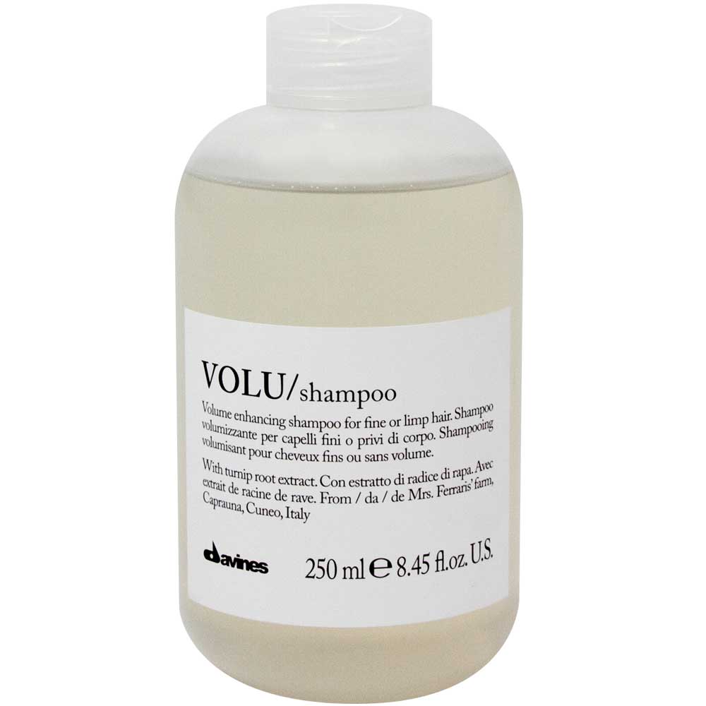 Davines Volu Hair Mist 250ml bottle, lightweight hair care spray for added volume and fullness in styled hair.