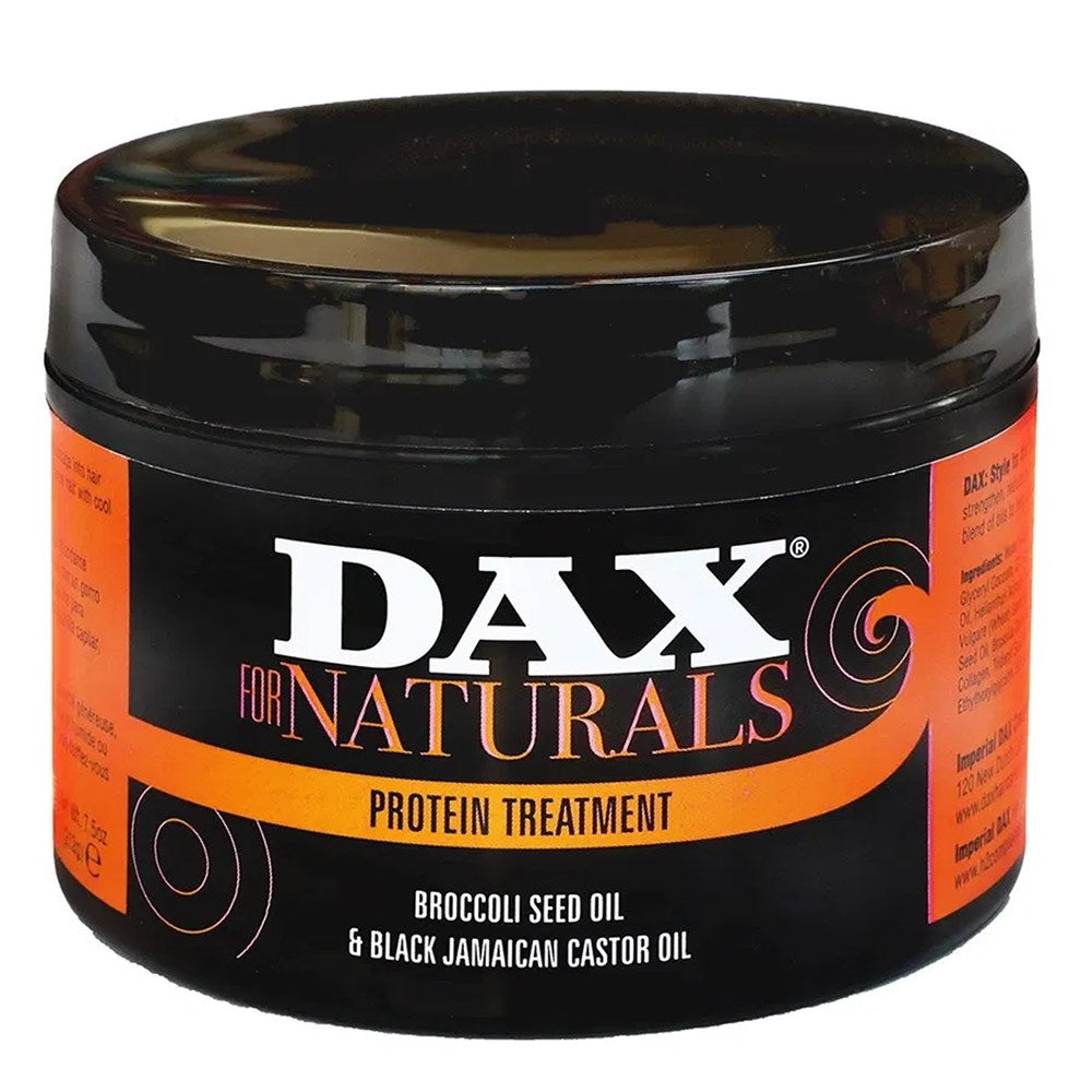 Dax For Naturals Protein Treatment in 7.5oz jar, natural hair care product with nourishing protein for healthy hair.