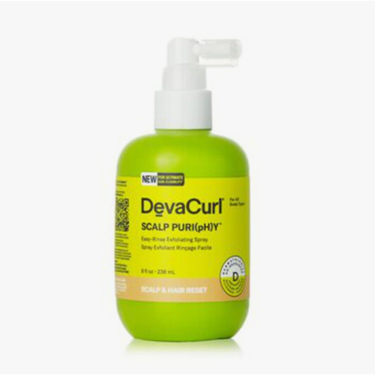 DevaCurl Scalp Puri pH Y for scalp and hair reset, 8oz, a hair care product for scalp cleansing and revitalization