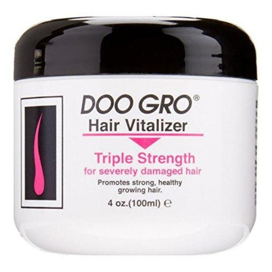 Doo Gro Hair Vitalizer Triple Strength for severely damaged hair in 4 oz bottle, hair care treatment for damaged hair.