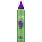 Garnier Fructis Curl Construct Mousse in a 6.8 oz bottle, used for defining and holding curly hair.