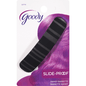 Goody Slide-Proof Rainey Barrette in black, a durable hair clip designed for secure hold on wet or rainy hair.