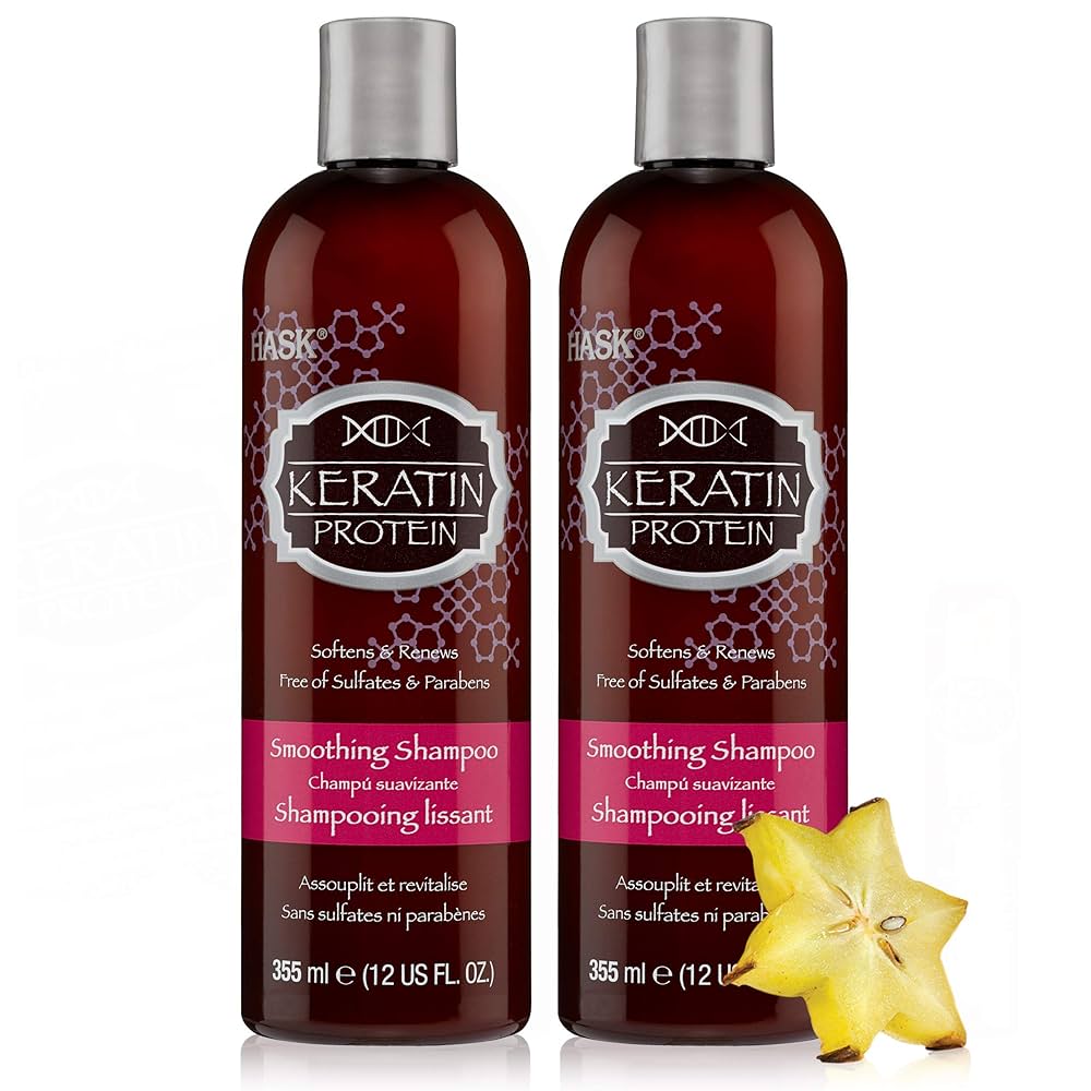 HASK Keratin Protein Hair Care pack with 12 bottles of 1.75 oz each, featuring nourishing keratin for healthy hair care.