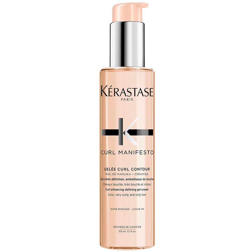 Kerastase Curl Manifesto Curly Hair Cream-Gel in 150ml jar, for defining and moisturizing curly hair, from Pasteur Pharmacy.