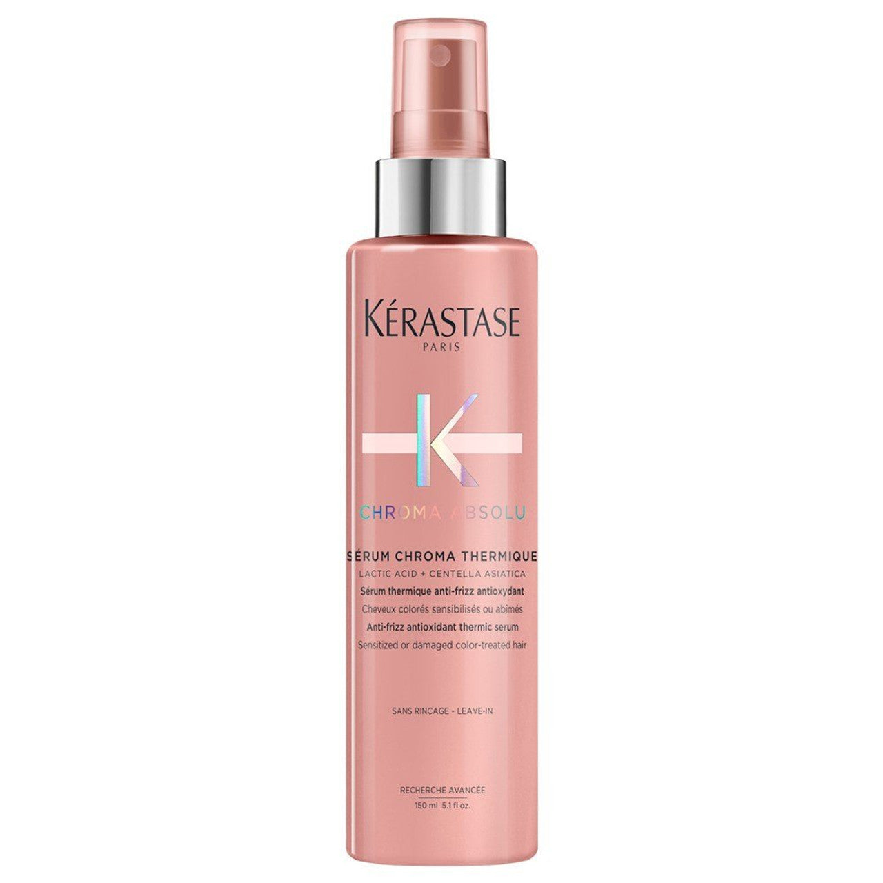 Kerastase Serum Chroma Thermique hair care product in 150ml bottle, designed to protect and hydrate color-treated hair.