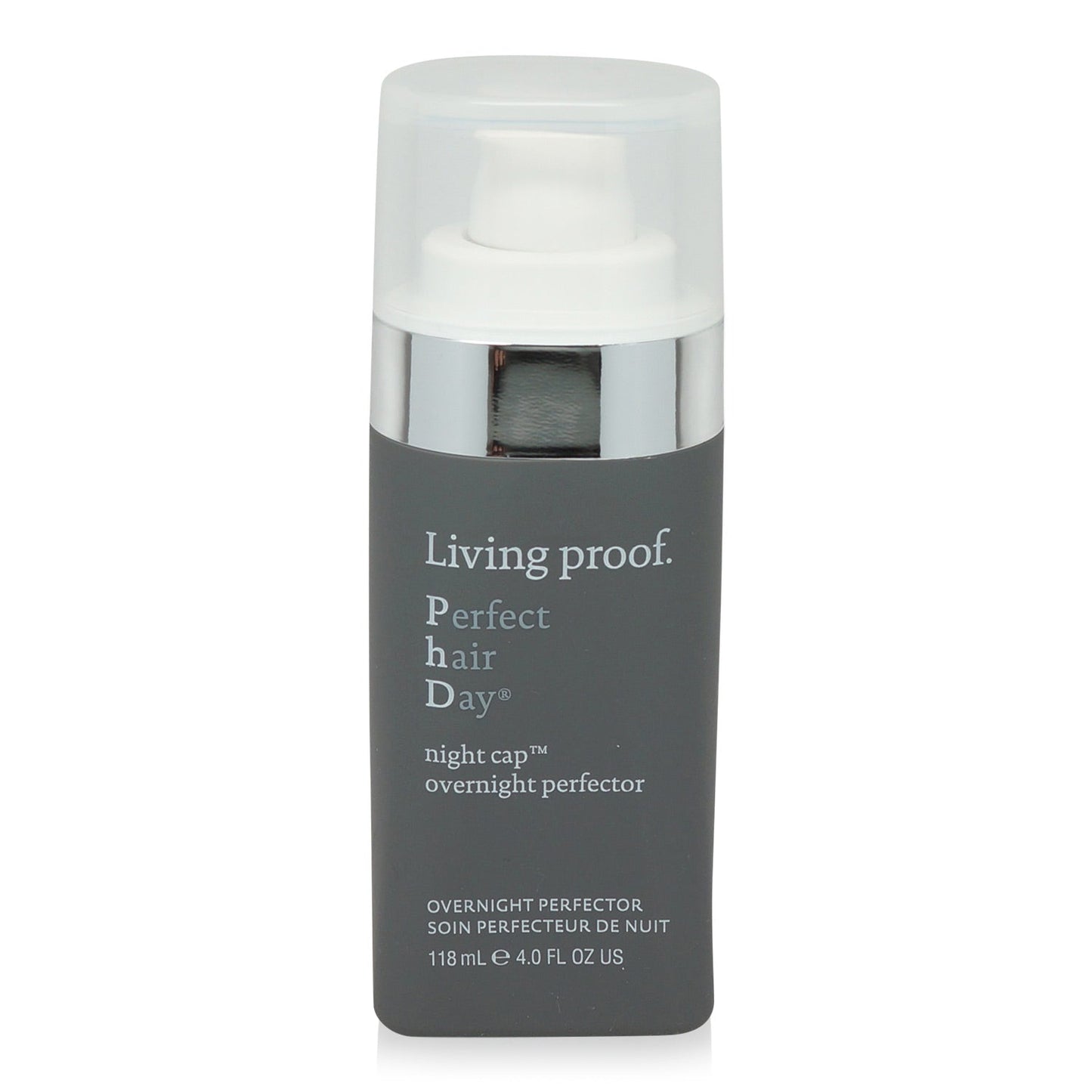 Living Proof Perfect Hair Day Night Cap Overnight Perfector in 4 oz, a hair care product for smooth, nourished hair overnight.