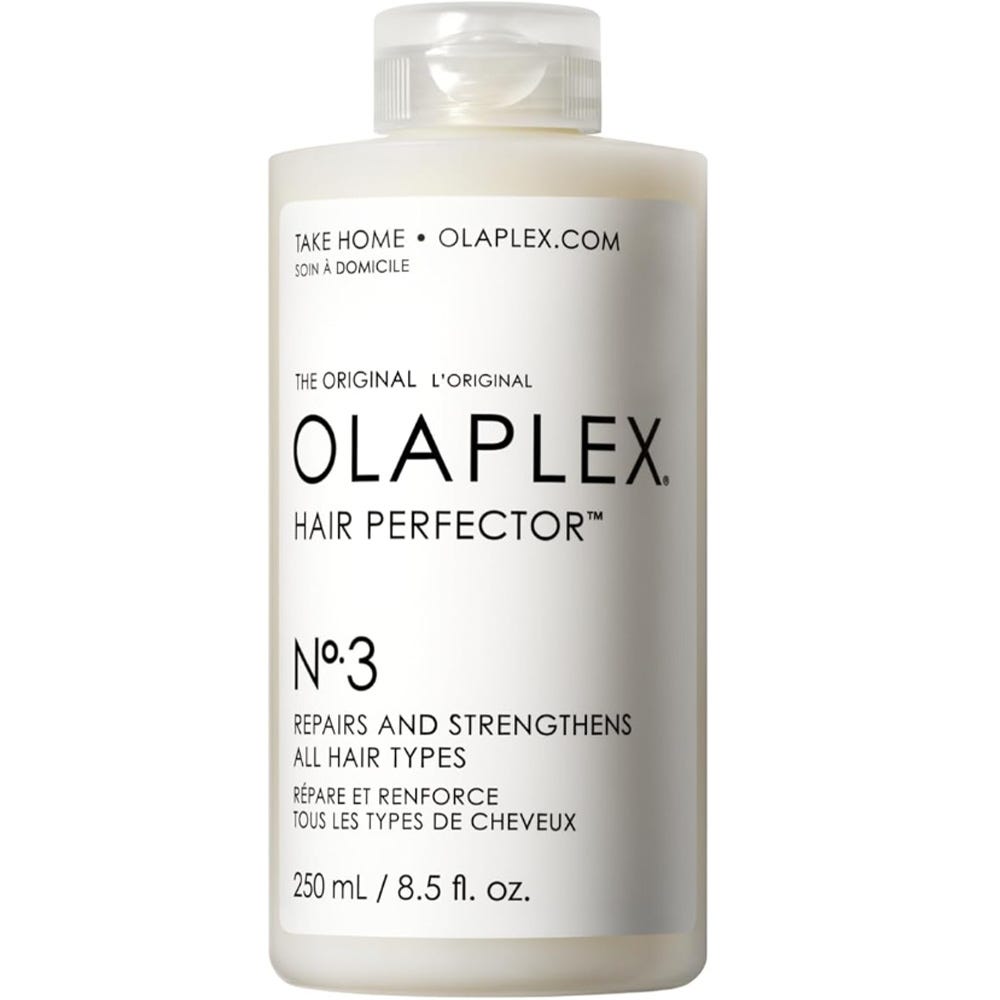 Olaplex Hair Perfector No. 3 250ml bottle for hair repair and strengthening, from Pasteur Pharmacy Hair Care collection.
