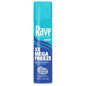 Rave 5x Freeze Ultimate Hold Unscented Hairspray in an 11 oz. can, providing strong, long-lasting styling hold.
