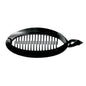 Large black fish hair clip from Pasteur Pharmacy's Smoothies collection, perfect for securing hair comfortably.