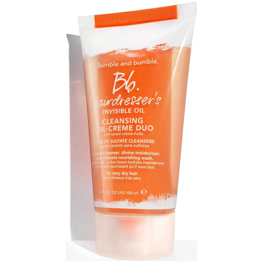 Bumble & bumble Hairdresser's Invisible Oil Cleansing Oil-Creme Duo 5 oz, hair care product with cleansing and nourishing formulas