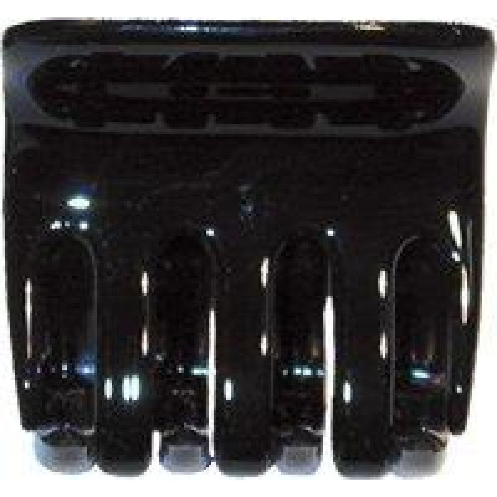 Black Smoothies Chunky Square Hair Claw by Pasteur Pharmacy, sturdy hair clip for secure hold and stylish hair styling.
