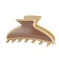 Smoothies Crescent 2 Tone Claw hair clip by Pasteur Pharmacy, small size, stylish two-tone design for secure hair styling