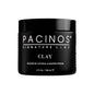 Pacinos Signature Line Hair Clay with maximum control and matte finish, 4 oz jar for styling and texturing hair.