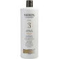 Nioxin Bionutrient Protectives Cleanser System 3 for fine hair, 33.8 oz, hair cleanser in a clear bottle with label