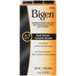 Bigen Permanent Powder Hair Color in 57 Dark Brown, a hair color product from Pasteur Pharmacy, displayed in its packaging.
