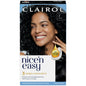 Clairol Nice 'N Easy permanent hair color in shade 2 Black, showcasing the hair color box and product packaging.