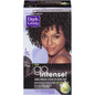 Dark and Lovely Go Intense Permanent Hair Color in Super Black 1, showcasing rich black hair dye in a tube.