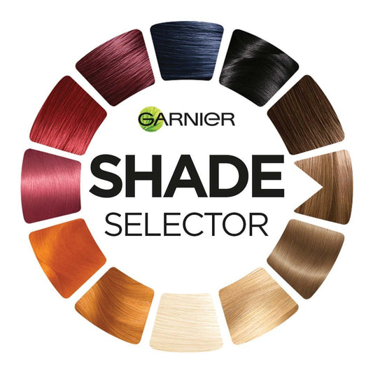 Garnier Nutrisse Hair Color 61 Light Ash Brown tube, natural hair dye for a cool, ash brown shade, on a white background.