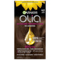 Garnier Olia Brilliant Color light brown hair color kit with professional-grade hair dye and applicator included