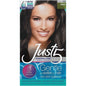 Just 5 Women's Minute Permanent Hair Color in Black Noir, Pasteur Pharmacy, showcasing the hair dye tube and packaging.