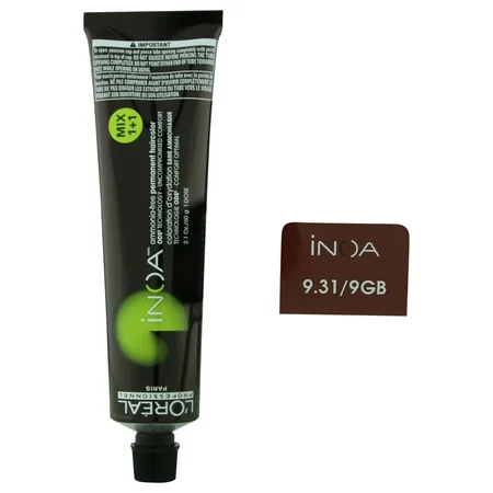 L'Oreal Professionnel INOA ODS2 permanent hair color in 2.1 oz bottle, natural-looking hair color product