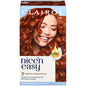 Clairol Nice’n Easy permanent hair color in Light Auburn, showing the box with product details and color swatch.