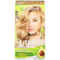 Nutrisse Garnier Nourishing Hair Color Creme in Light Golden Blonde 93, permanent hair dye, creamy texture, and vibrant blonde shade