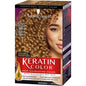 Schwarzkopf Keratin Permanent Hair Color in Midnight Black, 2.08 Fl Oz, showing the hair dye bottle with black color and keratin label