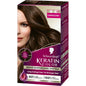 Schwarzkopf Onyx Keratin Hair Color Kit in Cappuccino showing the hair dye box with product branding and color details