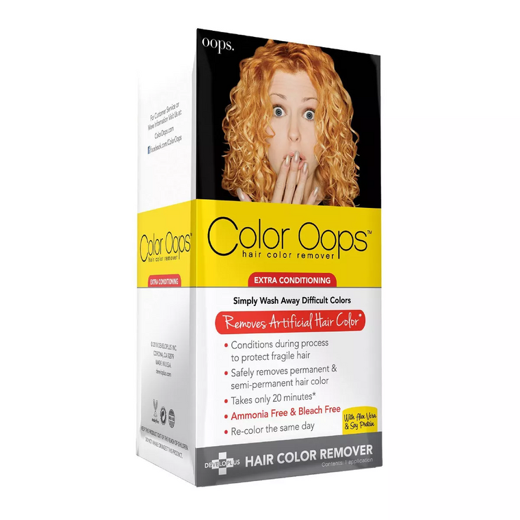 Color Oops Hair Remover Extra Conditioning by Pasteur Pharmacy, a hair color remover product with conditioning benefits.